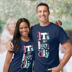 T-shirt Invitation de fête d'anniversaire