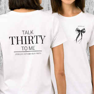 T-shirt Invité à la fête d'anniversaire de 30 ans Talk Thi