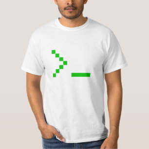 T-shirt Invite de saisie des textes d'ordinateur de