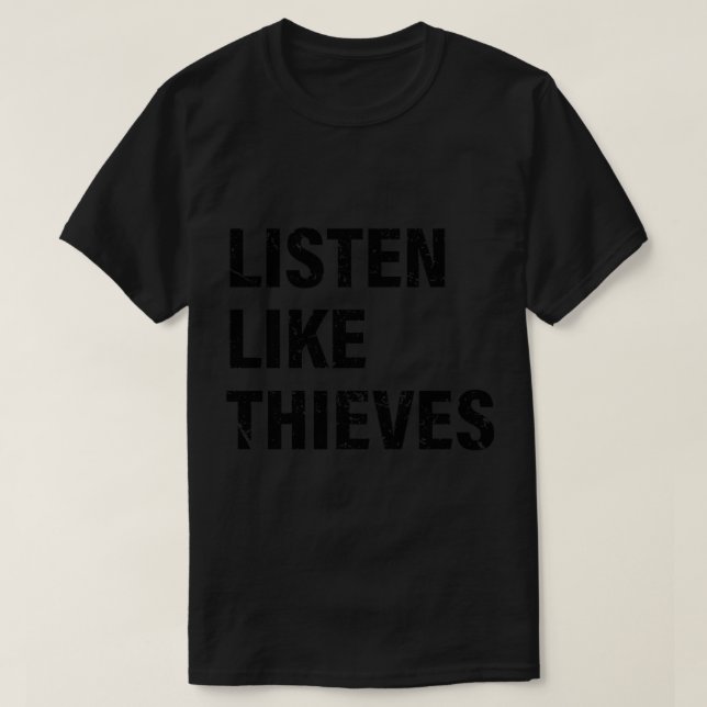 T-shirt INXS. écoutez comme des voleurs (Design devant)