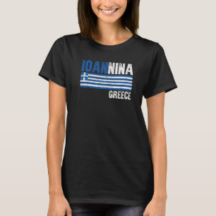 T-shirt Ioannina Grèce Drapeau Grecs Hommes Femmes Enfants