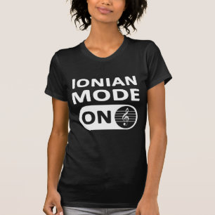 T-shirt Ionian Music Mode On - Femmes