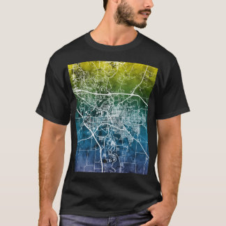 T-shirt Iowa City Map 1