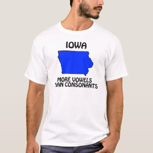 T-shirt Iowa - Plus de voyelles que de consonnes
