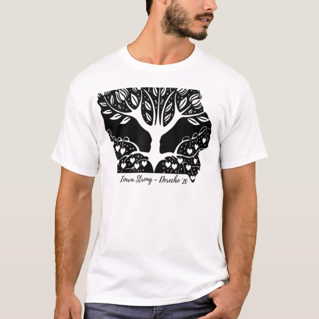T-shirt Iowa Strong Derecho 2020 (Devant)