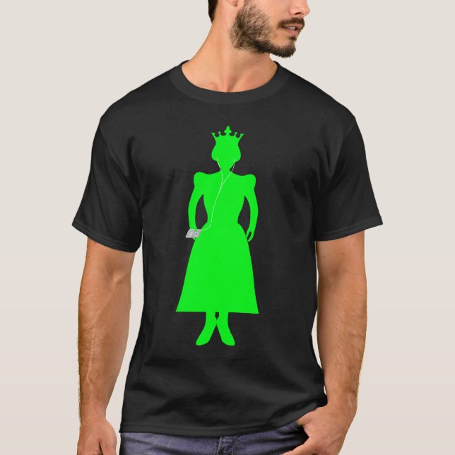 T-shirt iQueen le vert (Devant)