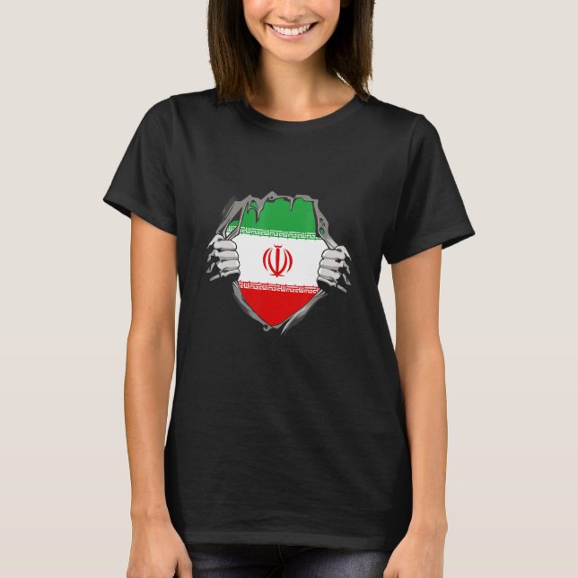 T-shirt Iran Flag (Devant)