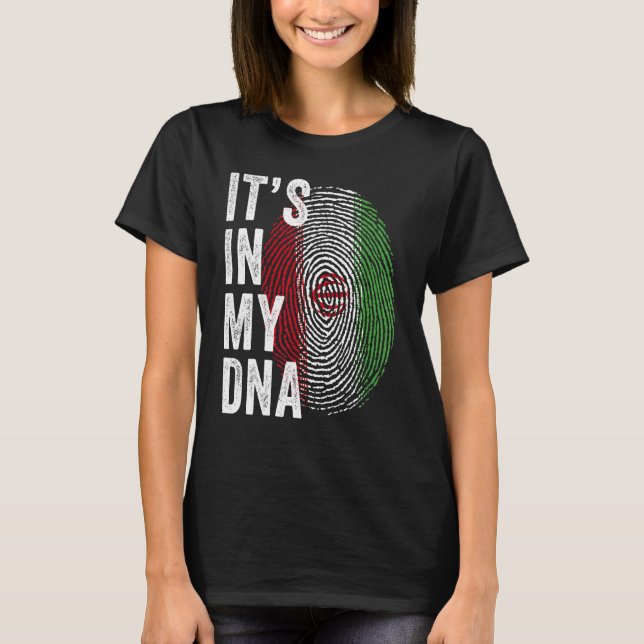 T-shirt Iran It's In My DNA Cute Iranian Fingerprint Iran  (Devant)