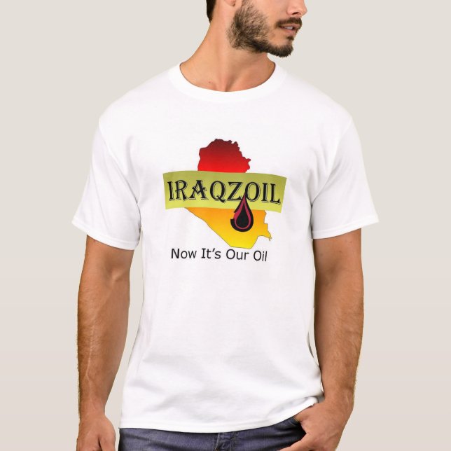 T-shirt Iraqzoil notre huile (Devant)