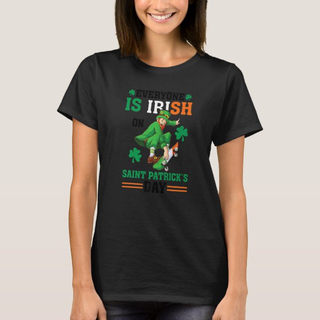 T-shirt Ireland Irishman Irish Map Irish Flag St Patricks  (Devant)