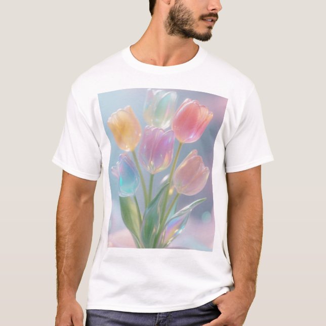 T-shirt "Iridescente Dream Tulips (Devant)