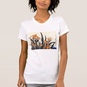 T-shirt Iris, Katsushika Hokusai