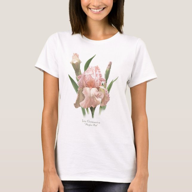 T-shirt Iris Rose Pâle (Devant)