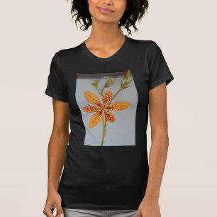 T-shirt Iris tacheté d'orange appelé Lys Blackberry