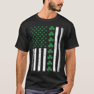 T-shirt Irish American Flag St Patrick s Day