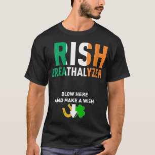 T-shirt Irish Breathalyzer souffle ici St. Patrick's Day D