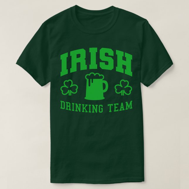 T-shirt Irish Drick Team Funny Jour de la Saint Patrick (Design devant)