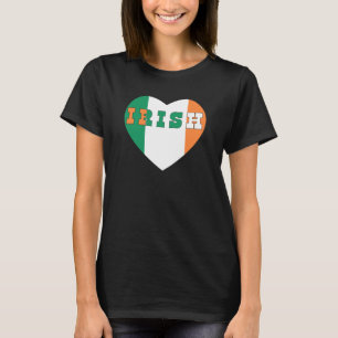 T-shirt Irish Heart Irlande J'aime Irleand St Patrick