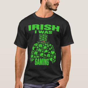 T-shirt Irish I Gaming Funny St Patrick's Day Video Ga