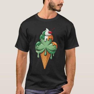 T-shirt Irish Ice Cream St Patricks Day Boys Girls Kids