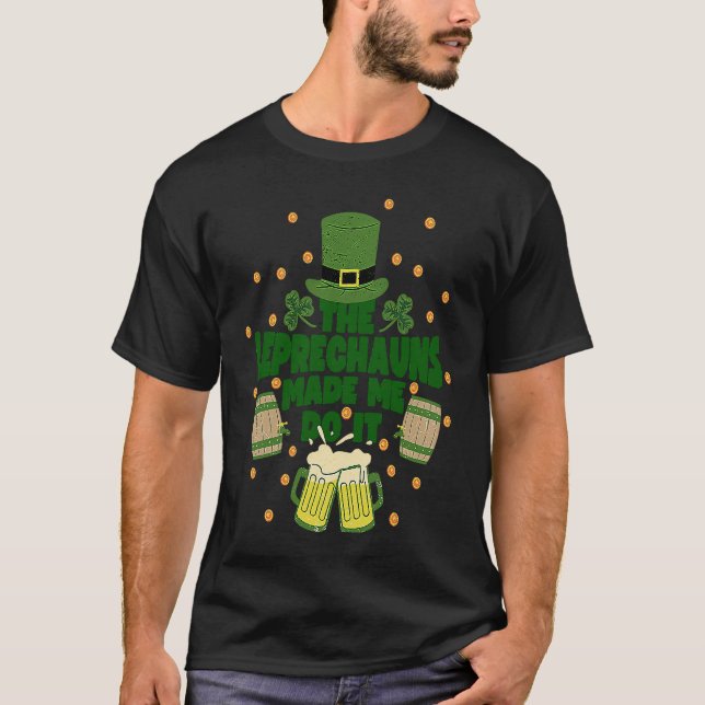 T-shirt Irish Leprechaun Beer (Devant)