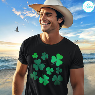 T-shirt Irish Pride Green Clover Shamrock St Patrick's Day