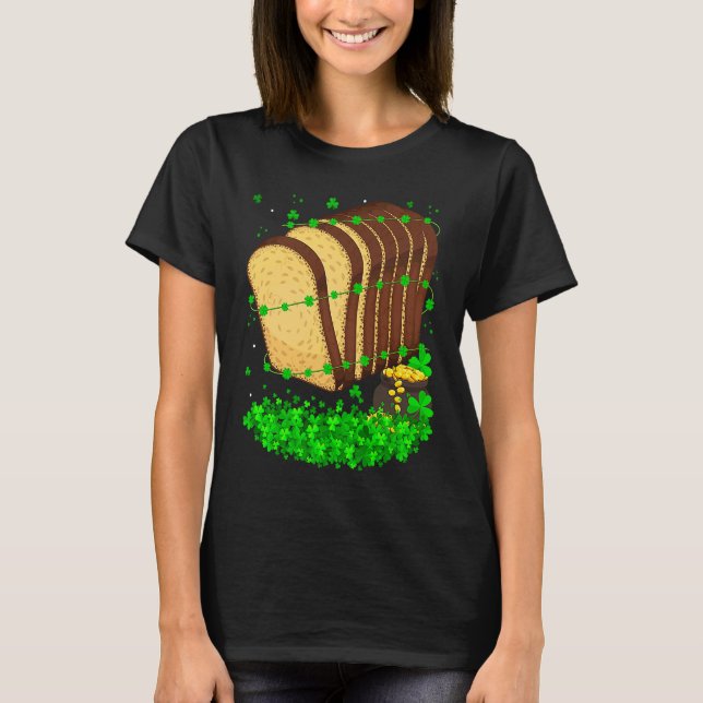 T-shirt Irish Shamrock Leprechaun Bread St Patrick's Day (Devant)