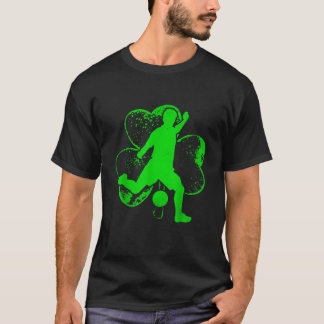 T-shirt Irish Soccer Shamrock Funny Irish St Patrick Day M