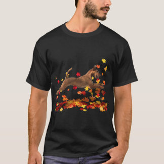 T-shirt Irish Terrier in the Leaves Oversized