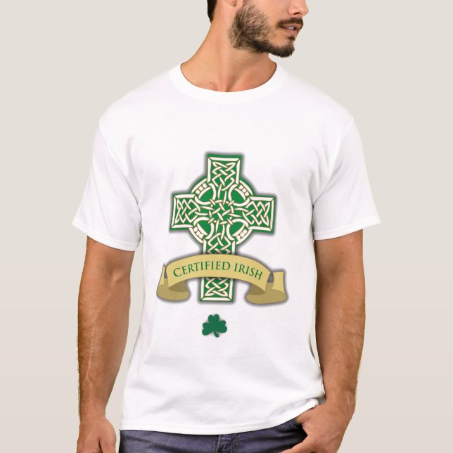 T-SHIRT IRLANDAIS CERTIFIÉ (Devant)