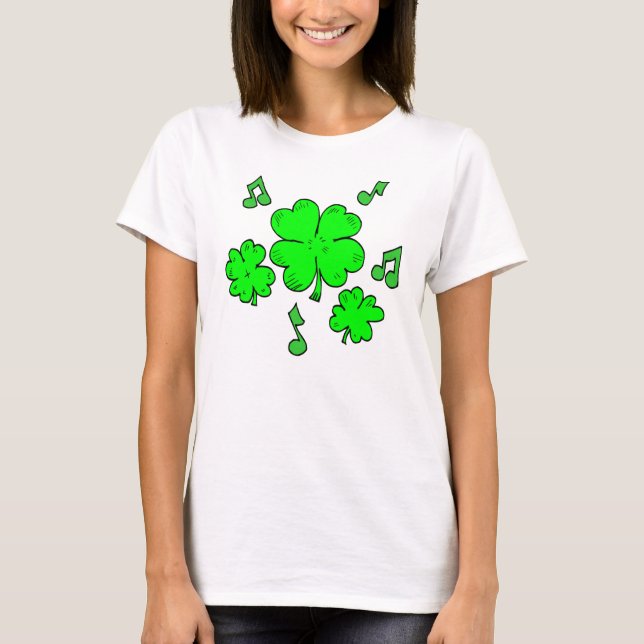 T-shirt irlandais de musique (Devant)