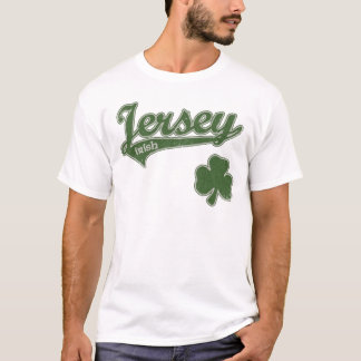 T-shirt irlandais de shamrock de New Jersey
