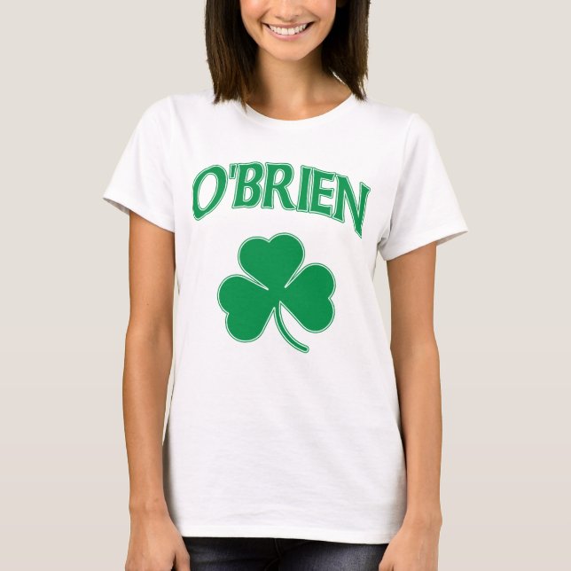 T-shirt irlandais de shamrock d'O'Brien (Devant)