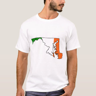 T-shirt Irlandais d'état du Maryland