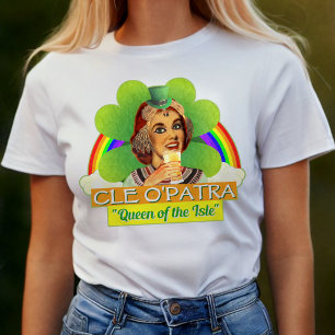 T-shirt Irlandais drôle de calembour de Cléopâtre du jo
