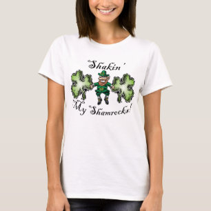 T-shirt Irlandais drôle secouant mes shamrocks