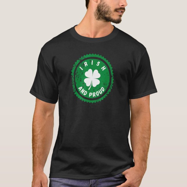 T-shirt Irlandais Et Fiers (Devant)