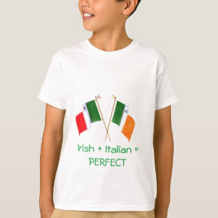 T-shirt Irlandais et Italien