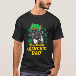 T-shirt Irlandais Français Bulldog St Patrick's Day One Lu