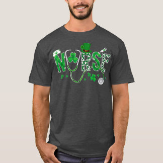T-shirt Irlandais Infirmière Jour de la Saint Patrick Sham