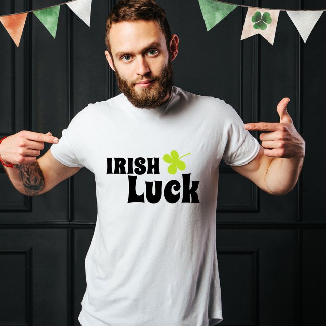 T-shirt Irlandais Luck Green Clover Saint Patrick`s Day (Créateur téléchargé)