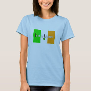 T-shirt Irlandais par la chemise des femmes d'injection