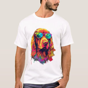 T-shirt Irlandais Red Setter Chig se reproduit pour un Irl