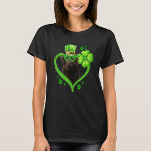 T-shirt Irlandais Terre-Neuve Shamrock Saint Patrick S