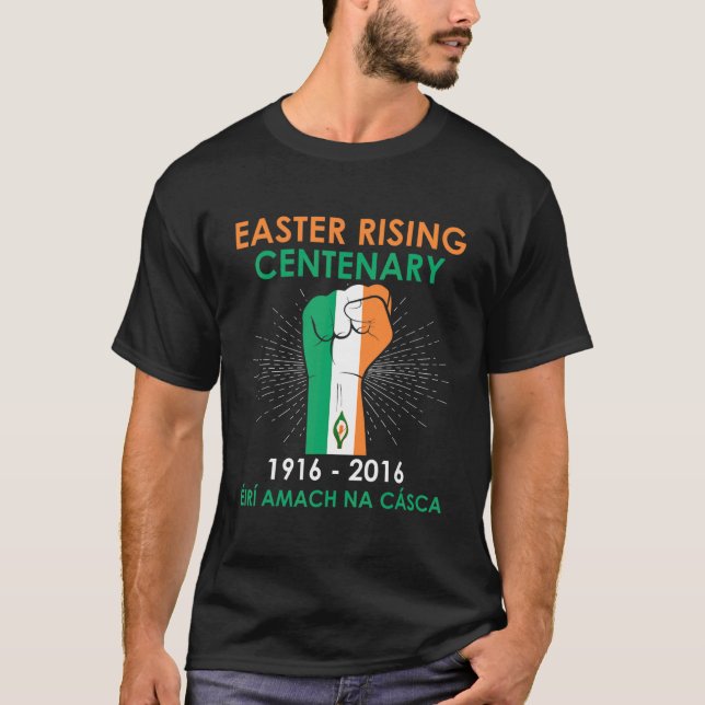 T-shirt Irlande Centenaire de l'élévation de Pâques 1916 R (Devant)