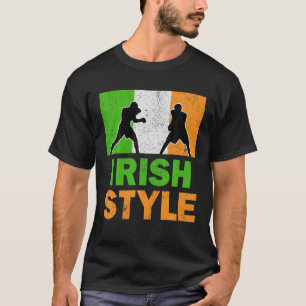 T-shirt Irlande Drapeau Irish Boxing Club Vintage