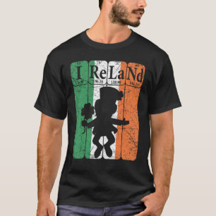 T-shirt Irlande Éléments de tableau périodique Irish Flag