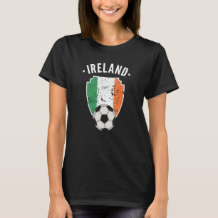 T-shirt Irlande Football Irlande Drapeau Football Irlandai