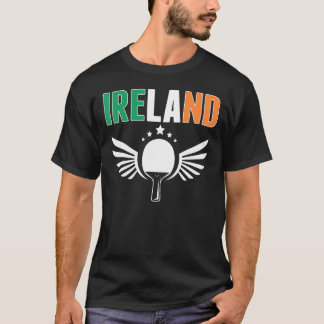 T-shirt Irlande Ping Pong Irish Table Tennis Team Support