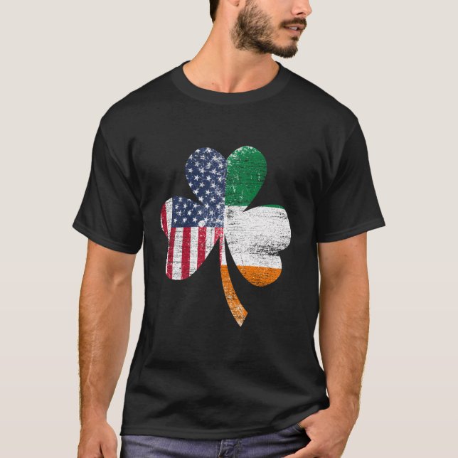 T-shirt Irlande Shamrock Jour de la Saint Patrick irlandai (Devant)
